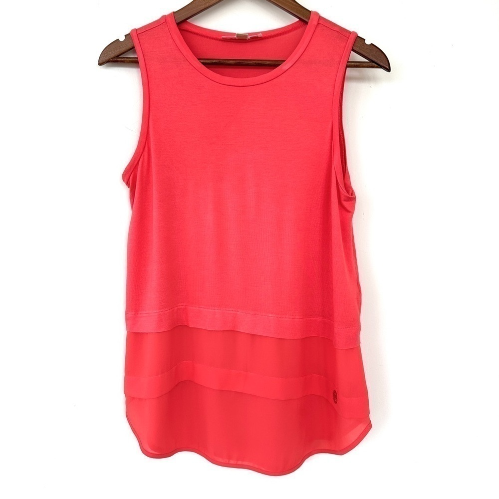 Michael Kors tank top with crew neckline, straight cut & loose fitting